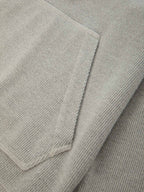 Ribbed hoodie