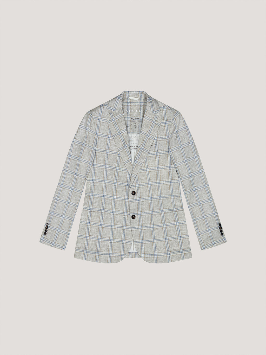 Linen Check blazer