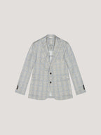 Linen Check blazer