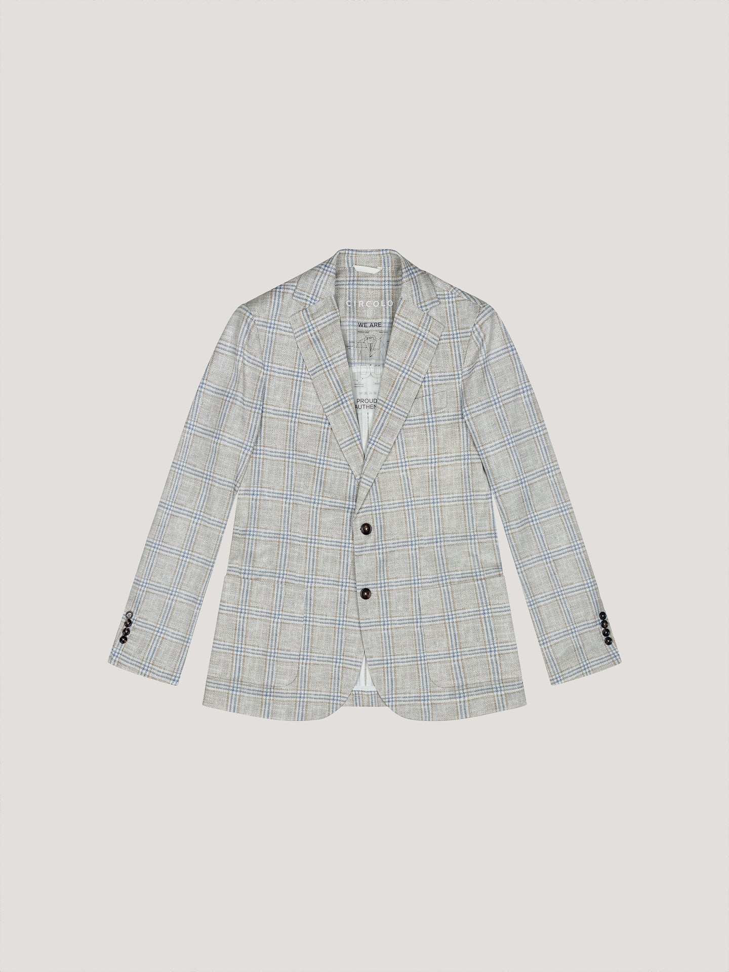 Linen Check blazer