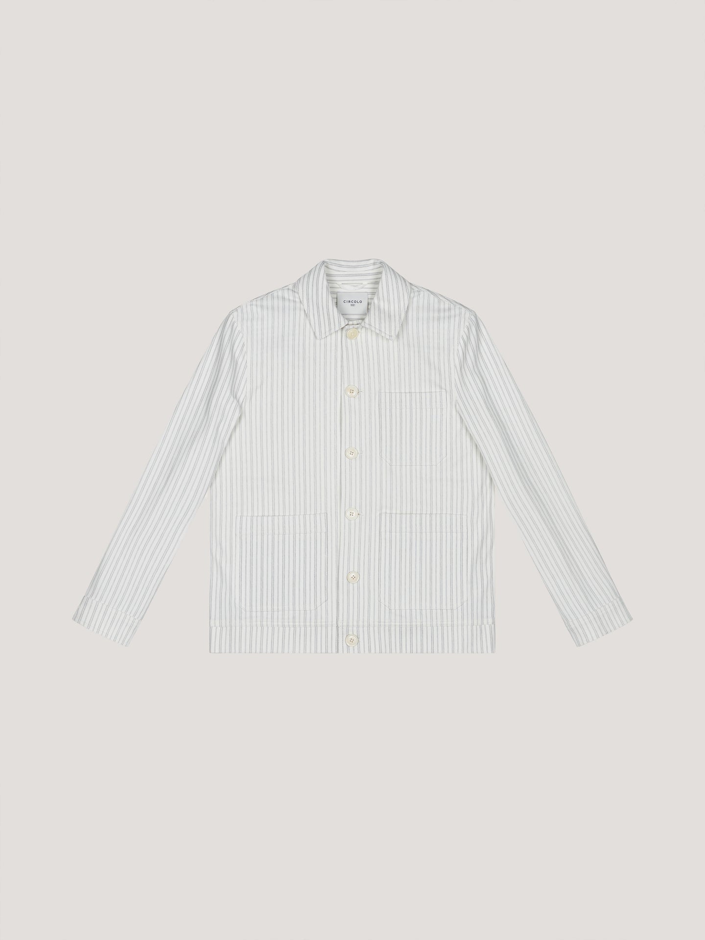 Striped work jacket