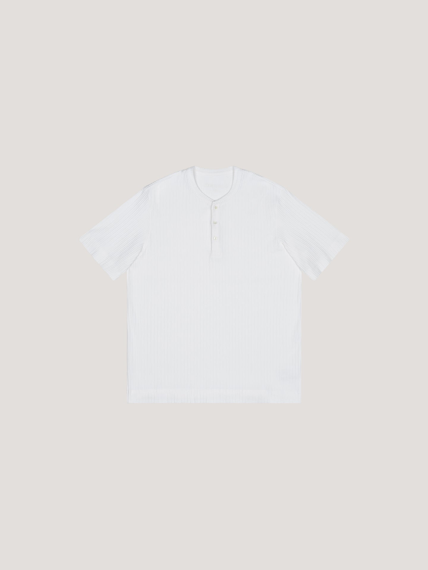 Ribbed Henley t-shirt