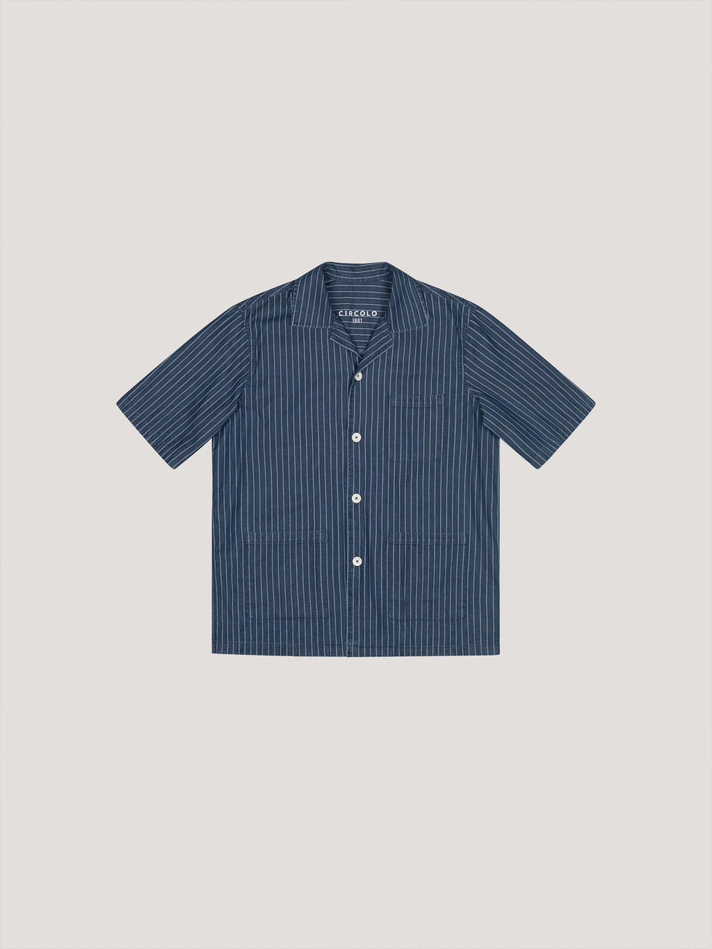 Striped Chambray Shirt