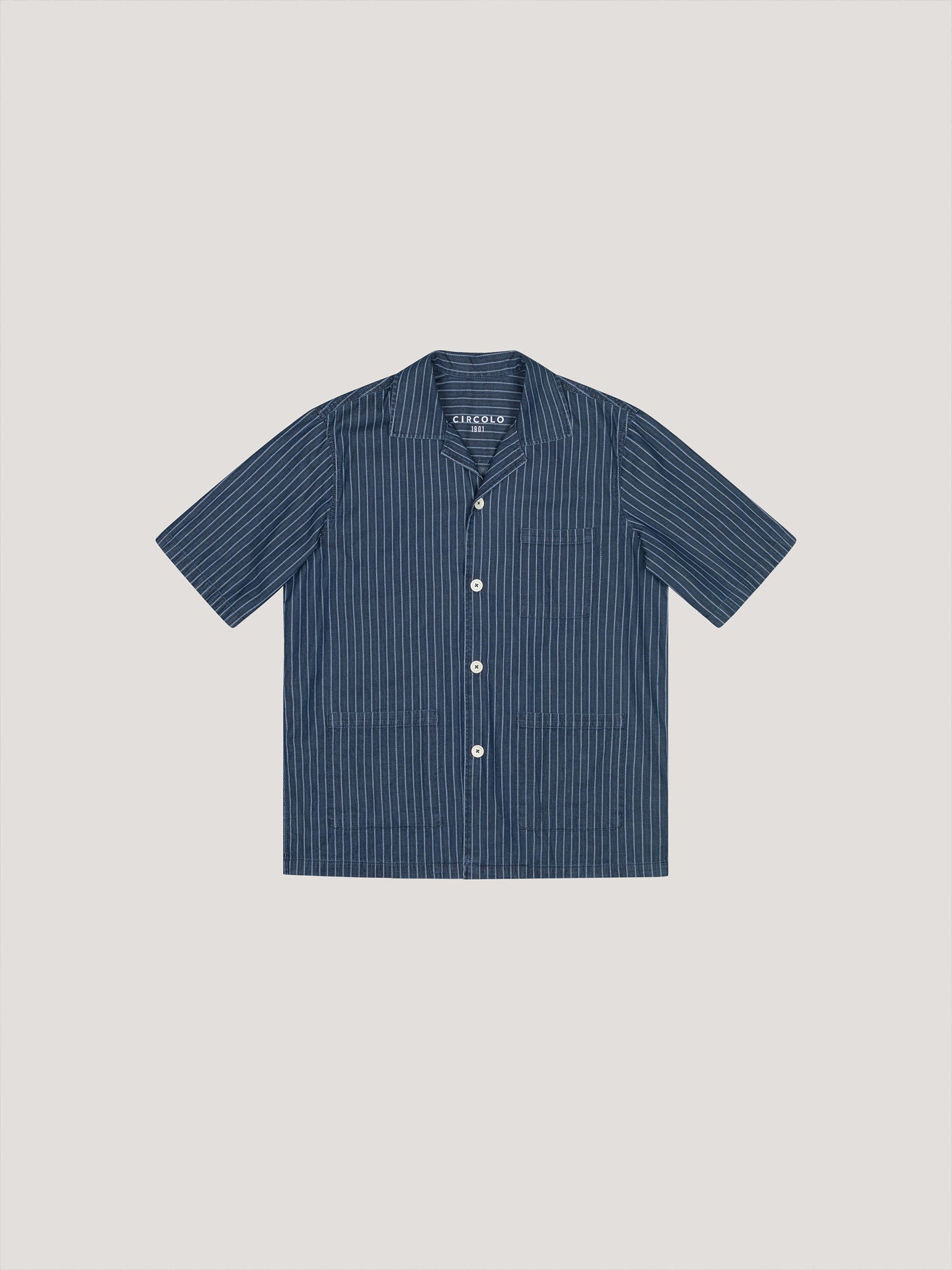 Striped Chambray Shirt