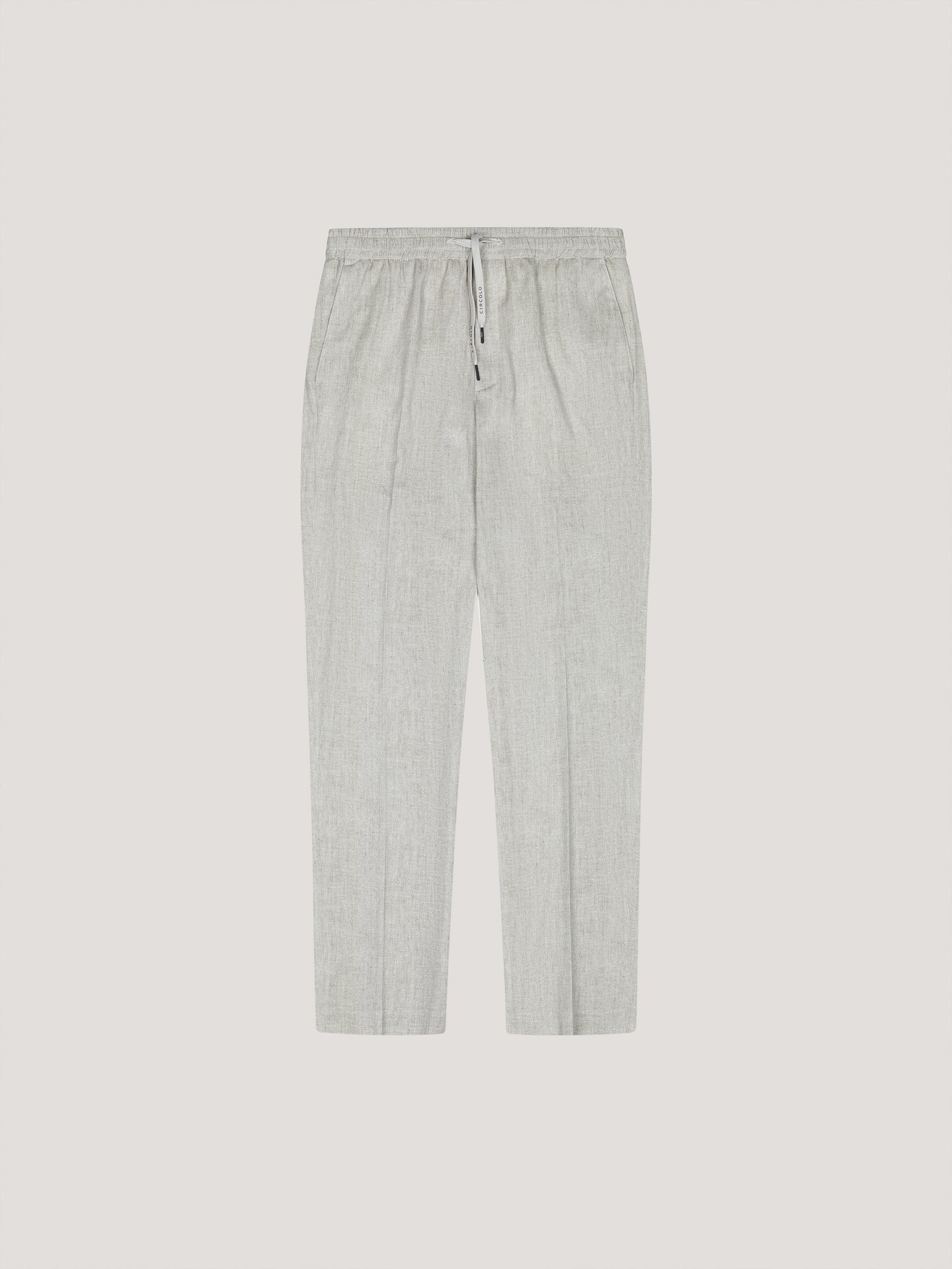 Herringbone jogging trousers