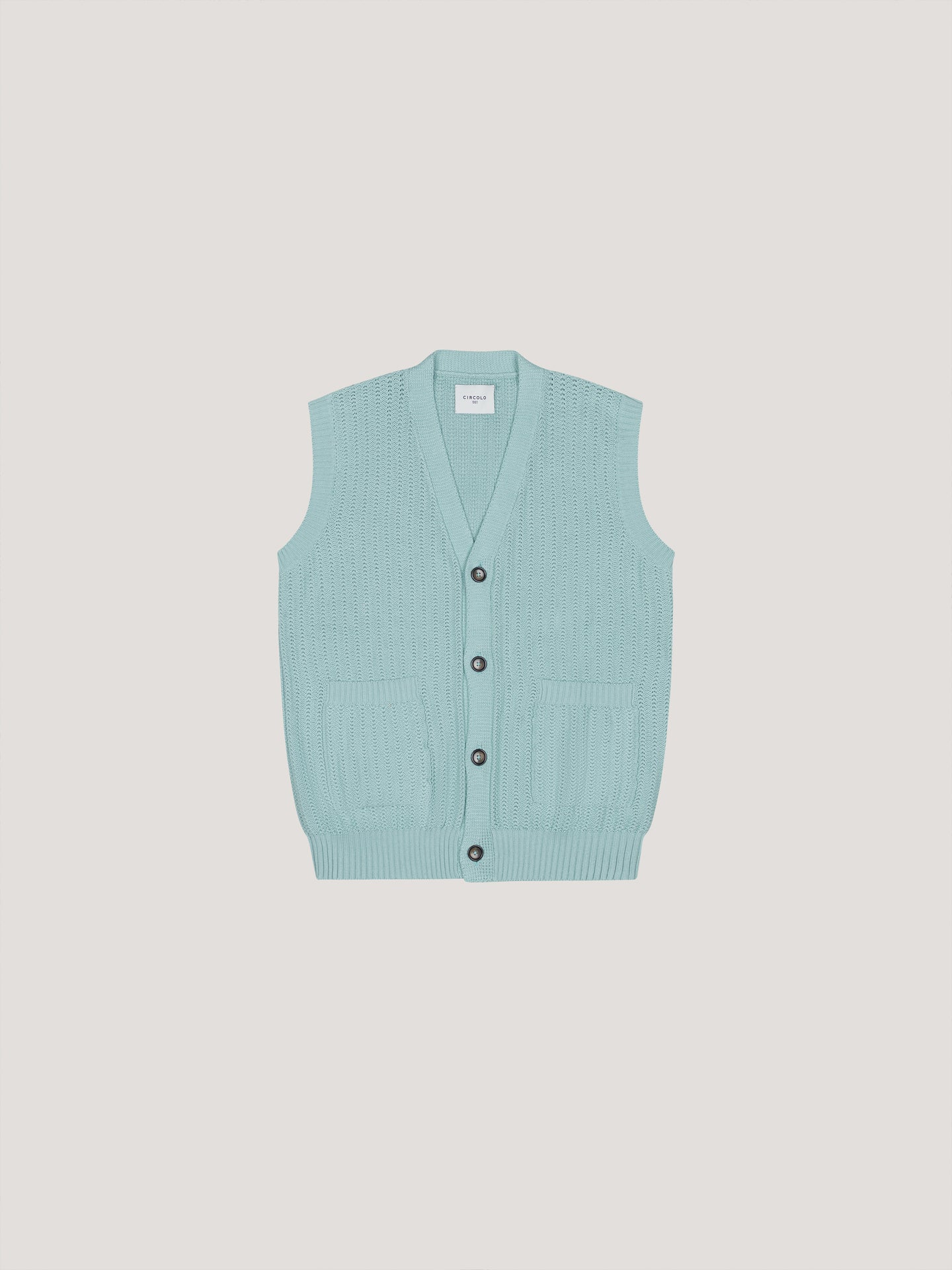 Eyelet pattern Gilet