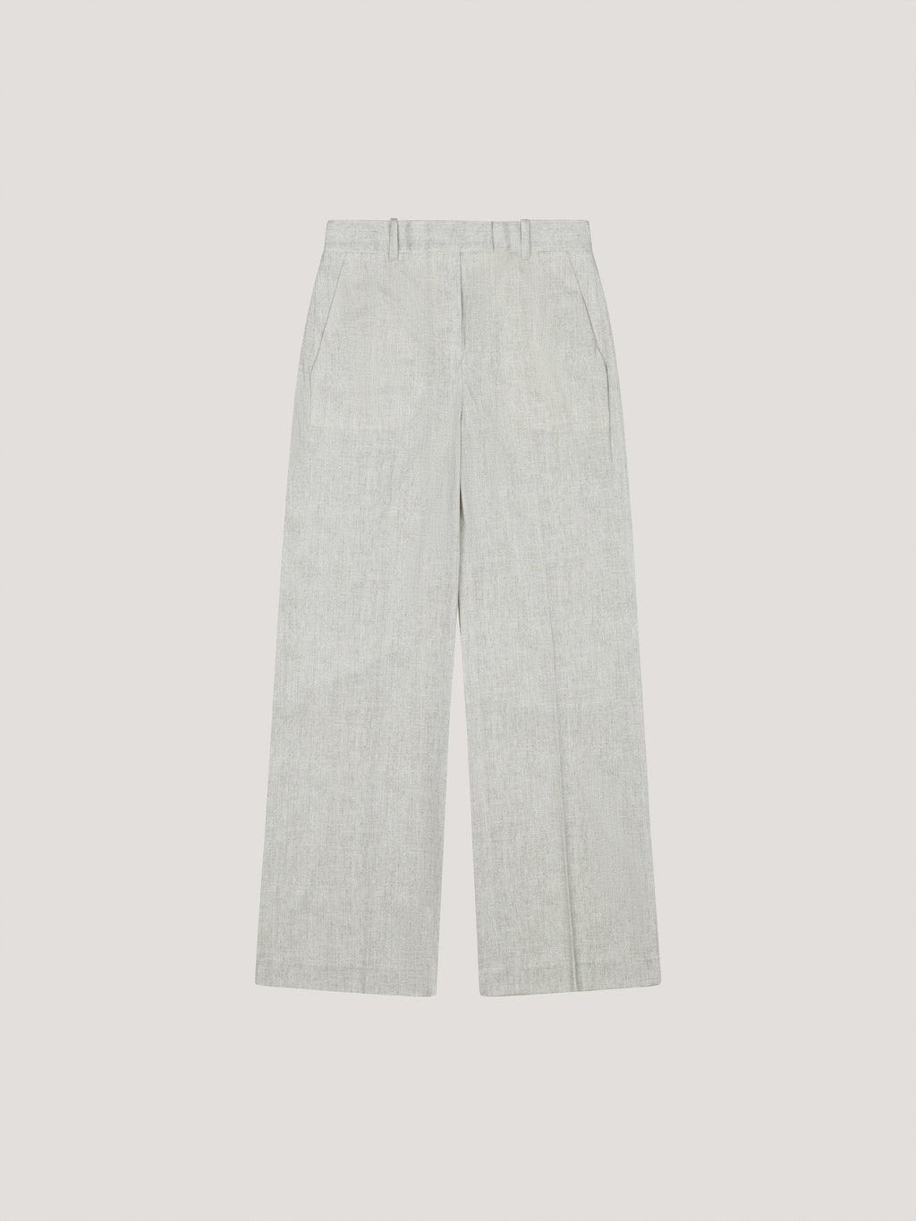 Pantalone vita alta Herringbone