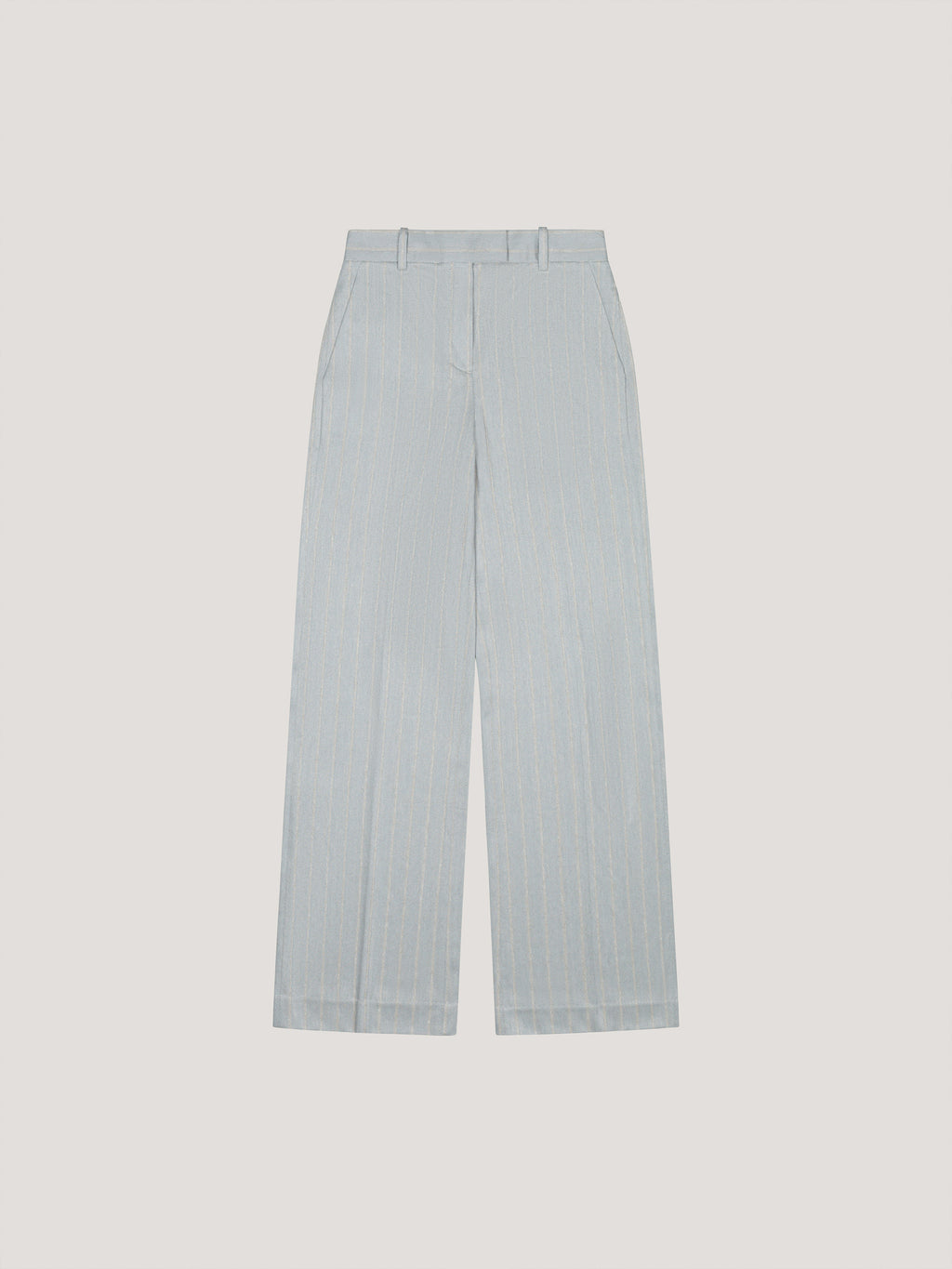 Pantalone vita alta Pinstriped