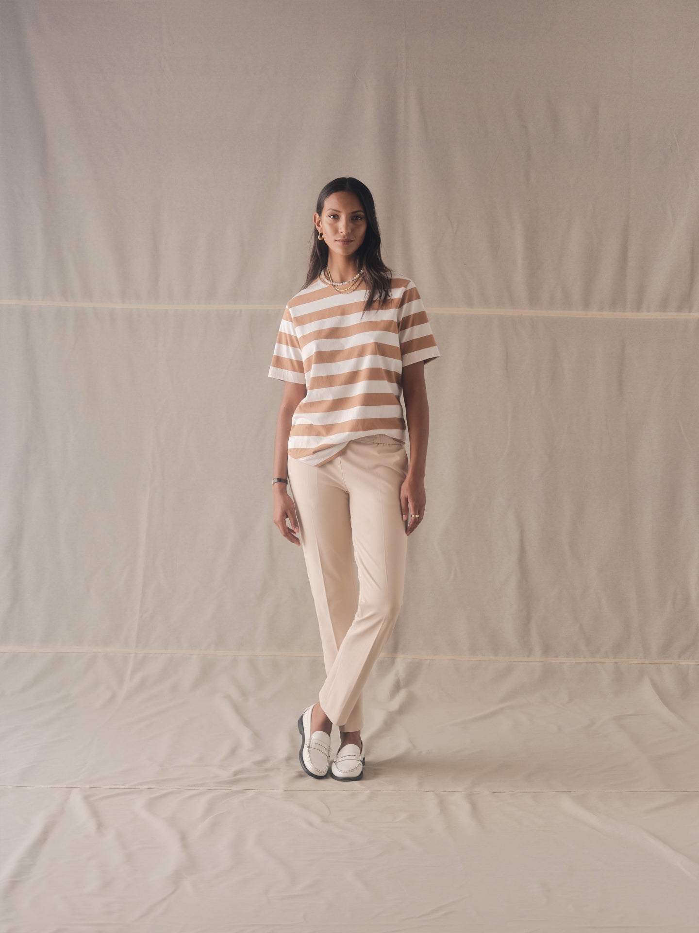 T-shirt Large Striped