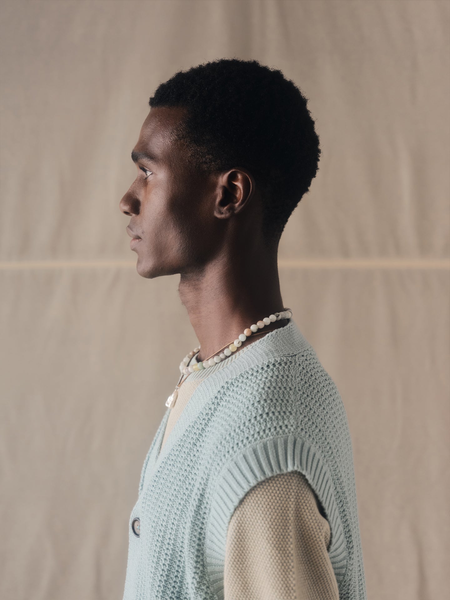 Eyelet pattern Gilet