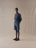 Bermuda Striped Chambray