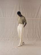 Knit polo shirt