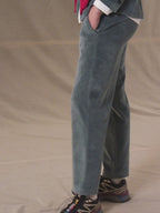 Slim long velour jacket