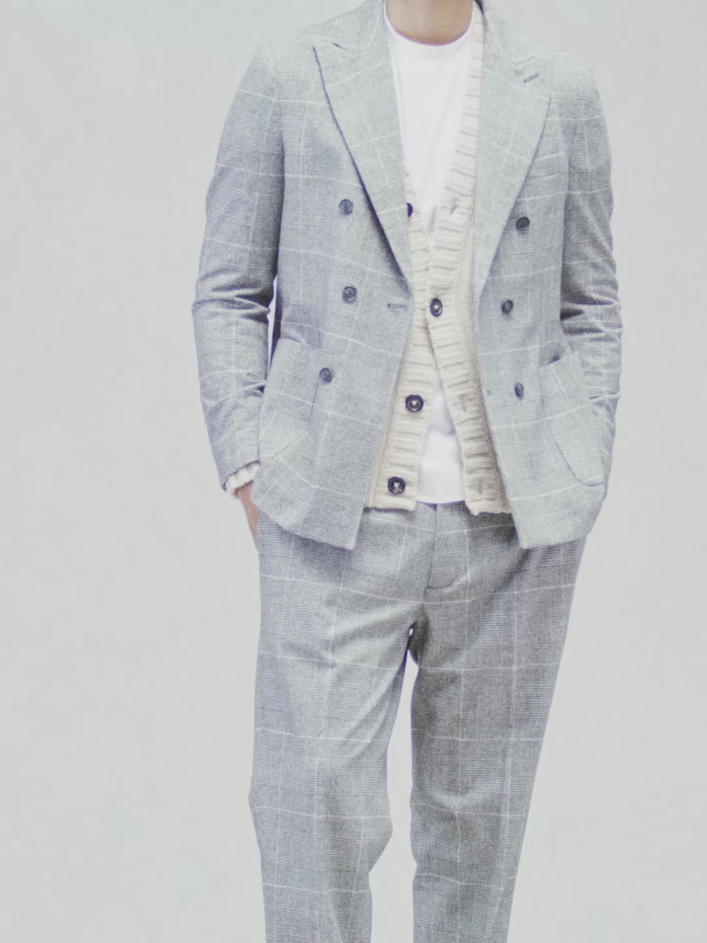 Prince of Wales double breasted jacket