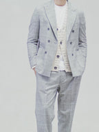 Prince of Wales double breasted jacket