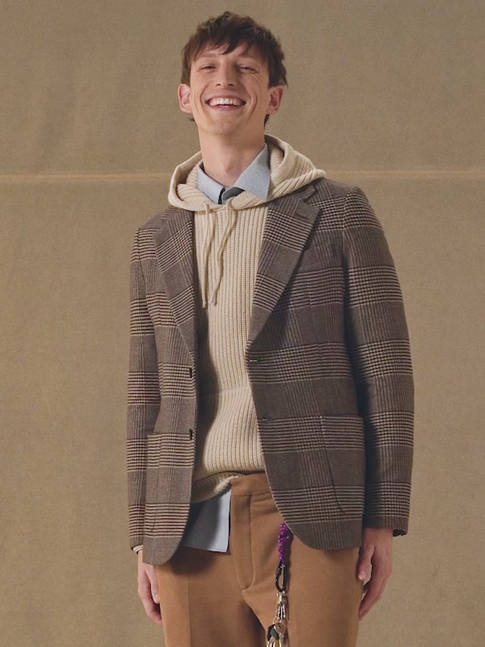 Over Check jacket