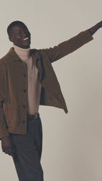 Giacca panama corduroy stretch