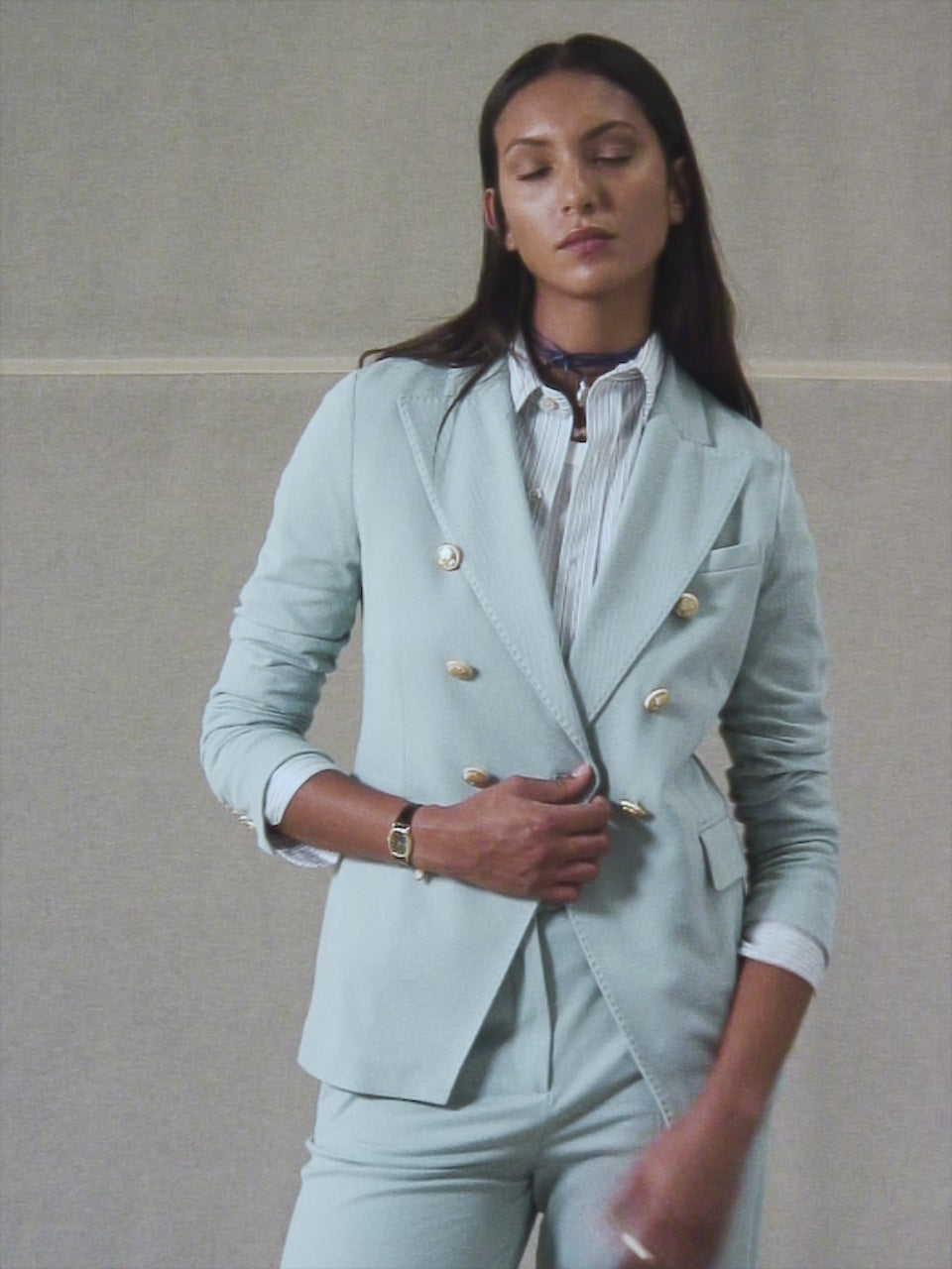 Oxford double-breasted