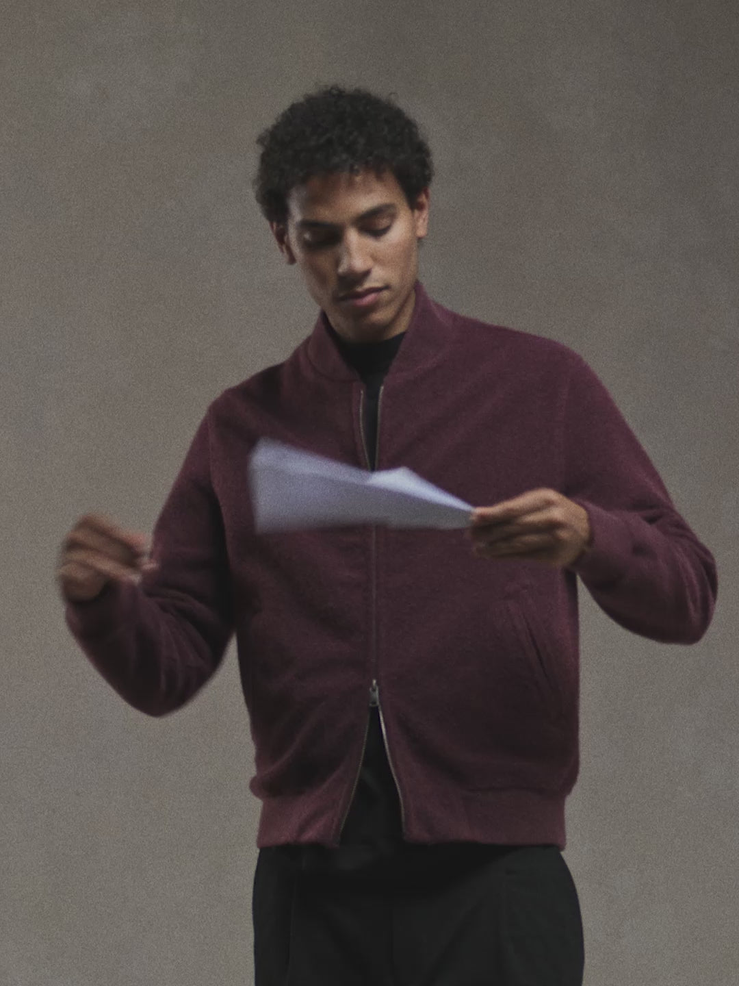 Zip bomber jacket