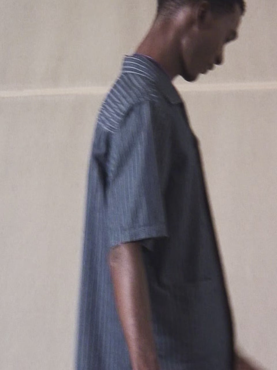 Camicia Striped Chambray