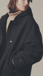 Cappotto con cappuccio luxury wool