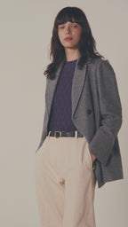 Peacoat felted wool