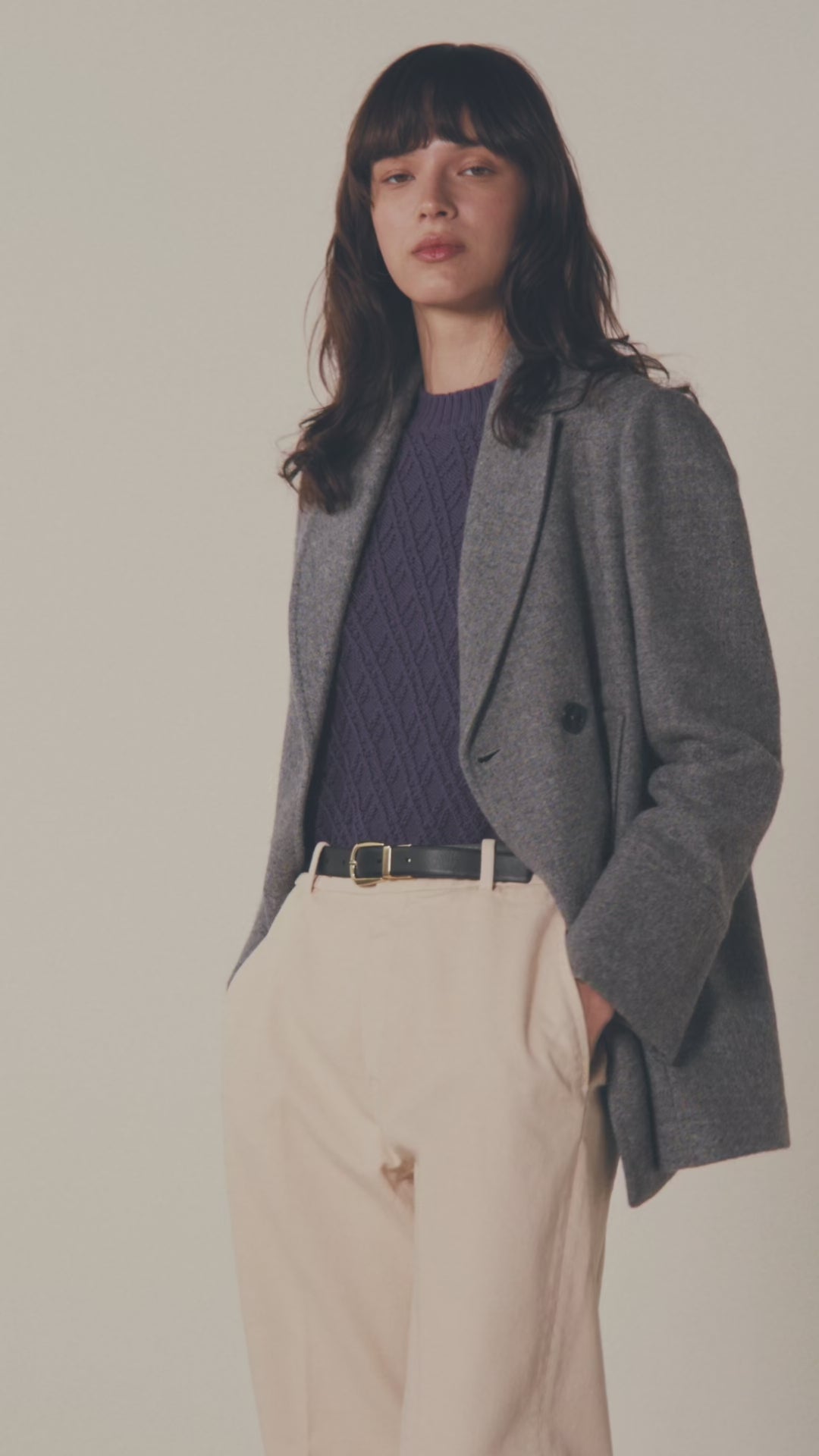 Peacoat felted wool