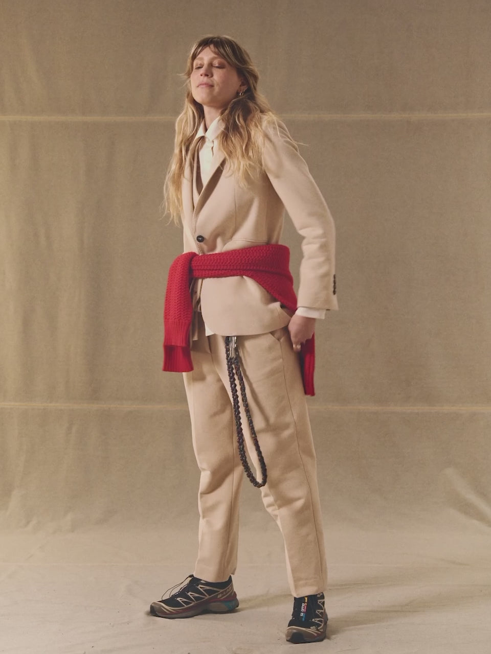Cachemire touch blazer
