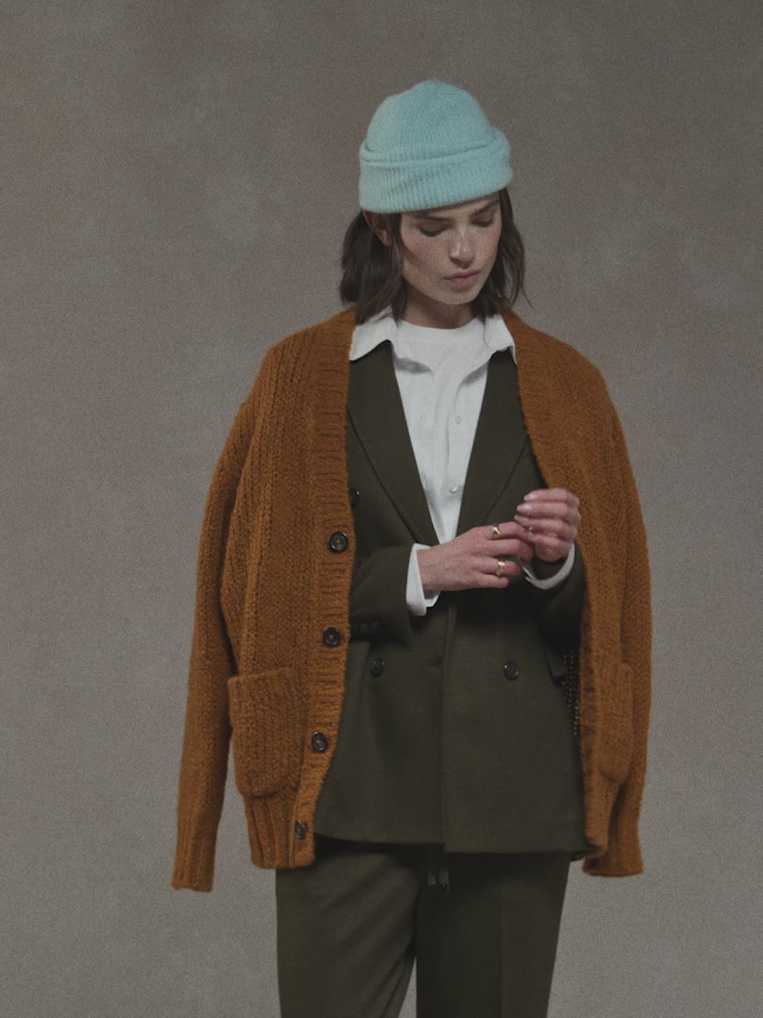 Luxury double-breasted jacket