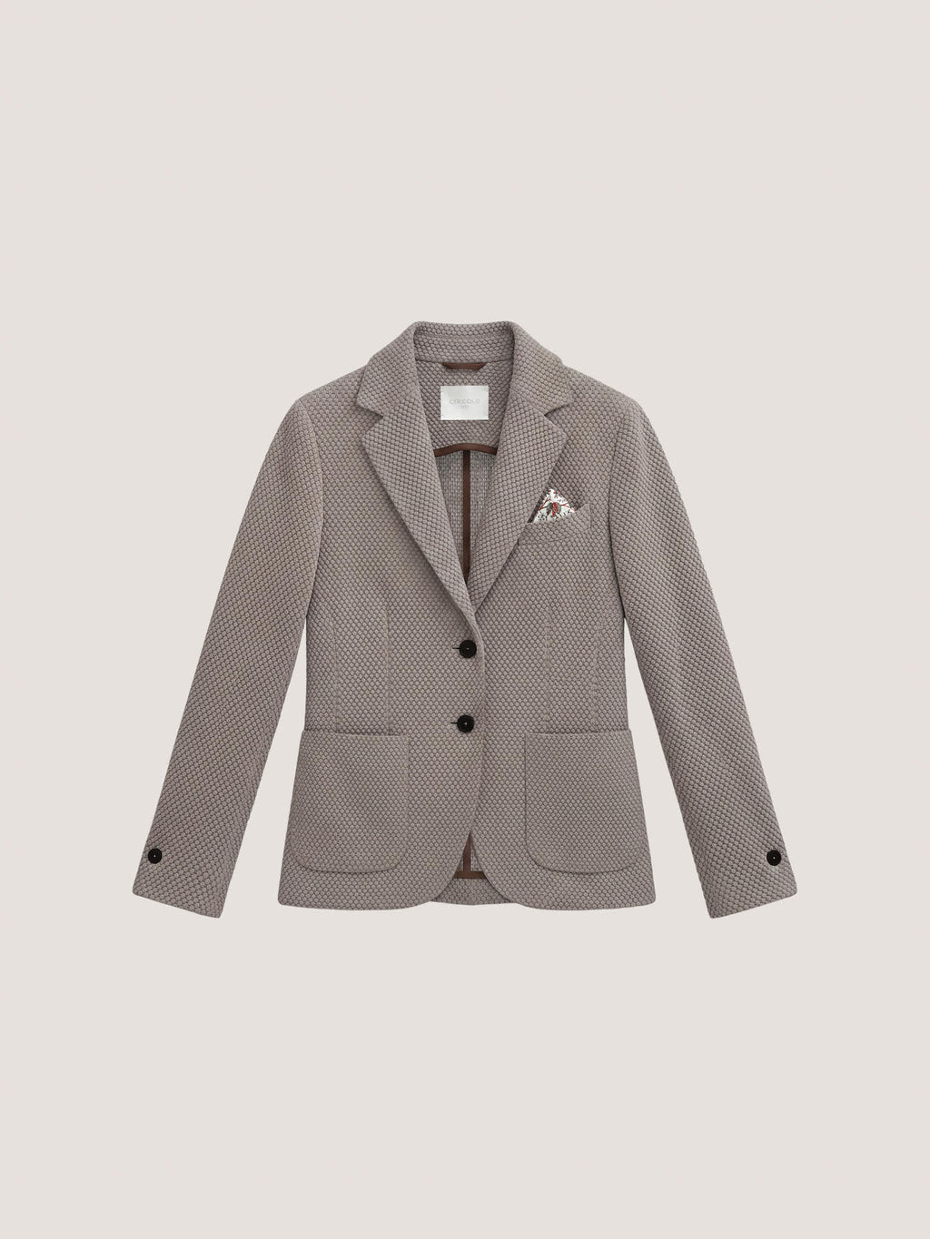 Giacca slim fit nido d'ape